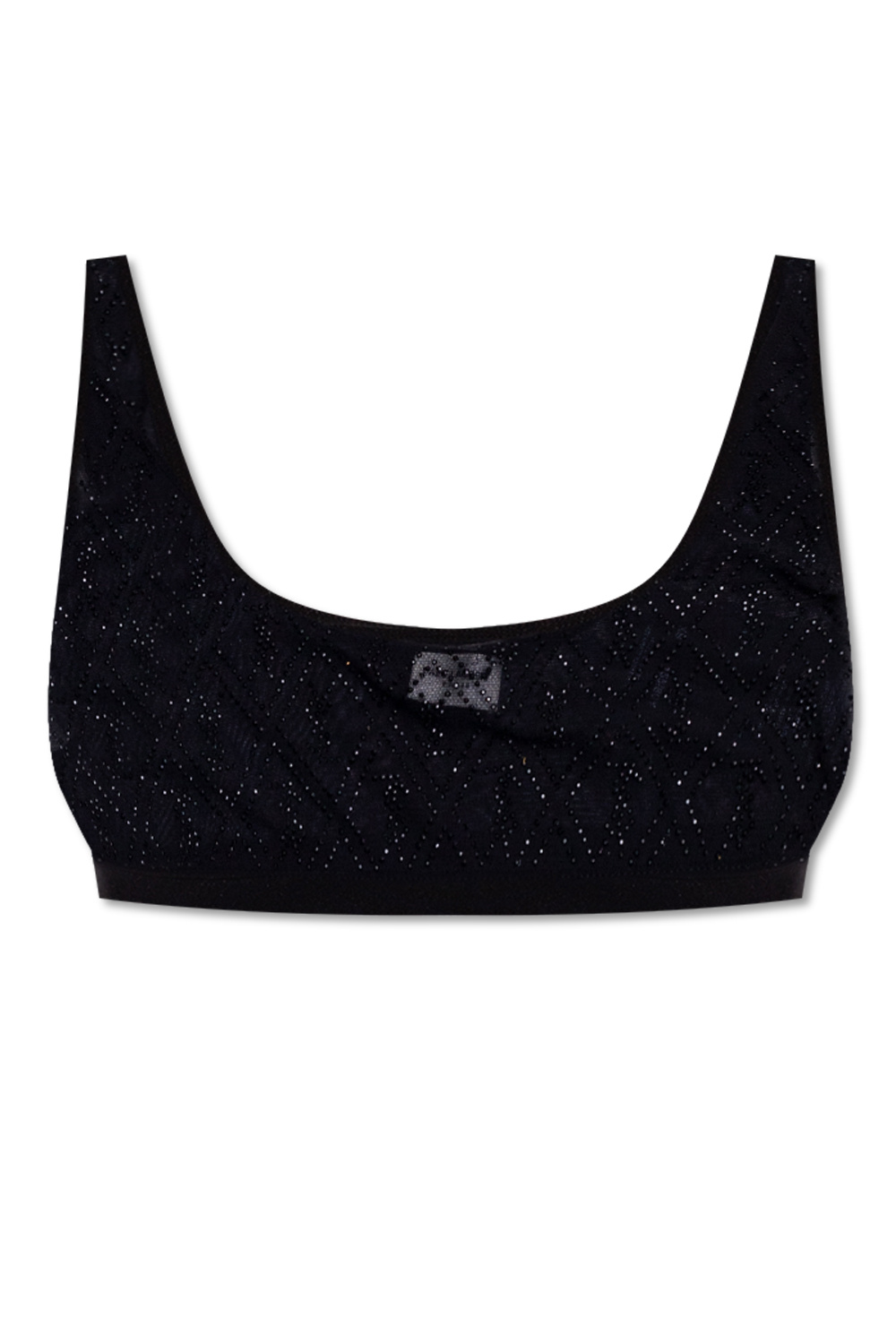 ブラジャー Saint Laurent Bras and tops Saint Laurent Triangle Bra in Noir | FWRD